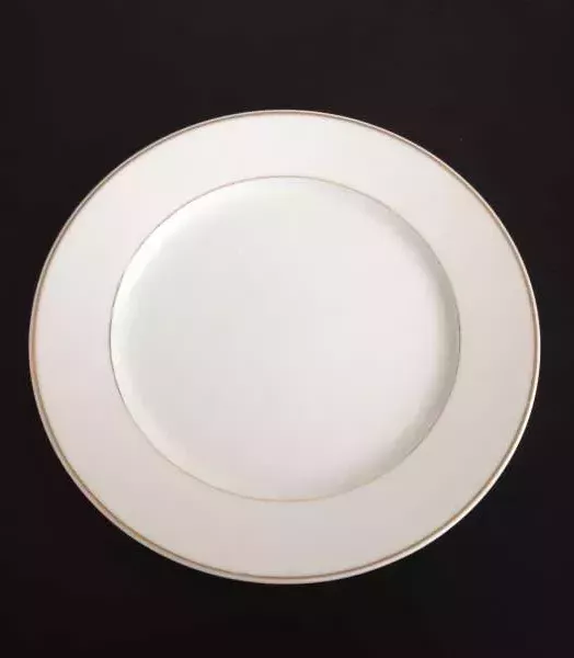 Assiette liseret or 27cm