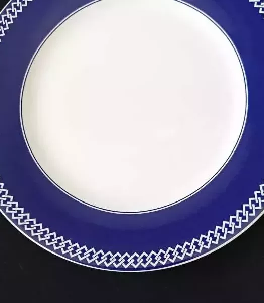 Assiette de presentation bleu 30cm